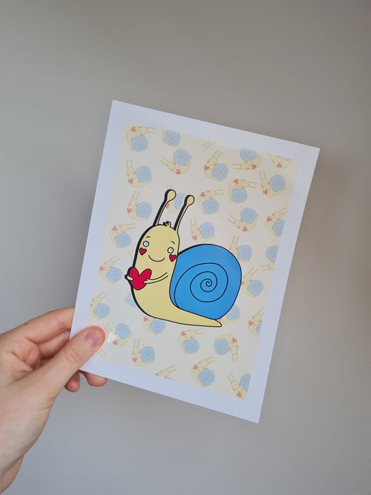 Cute snail print