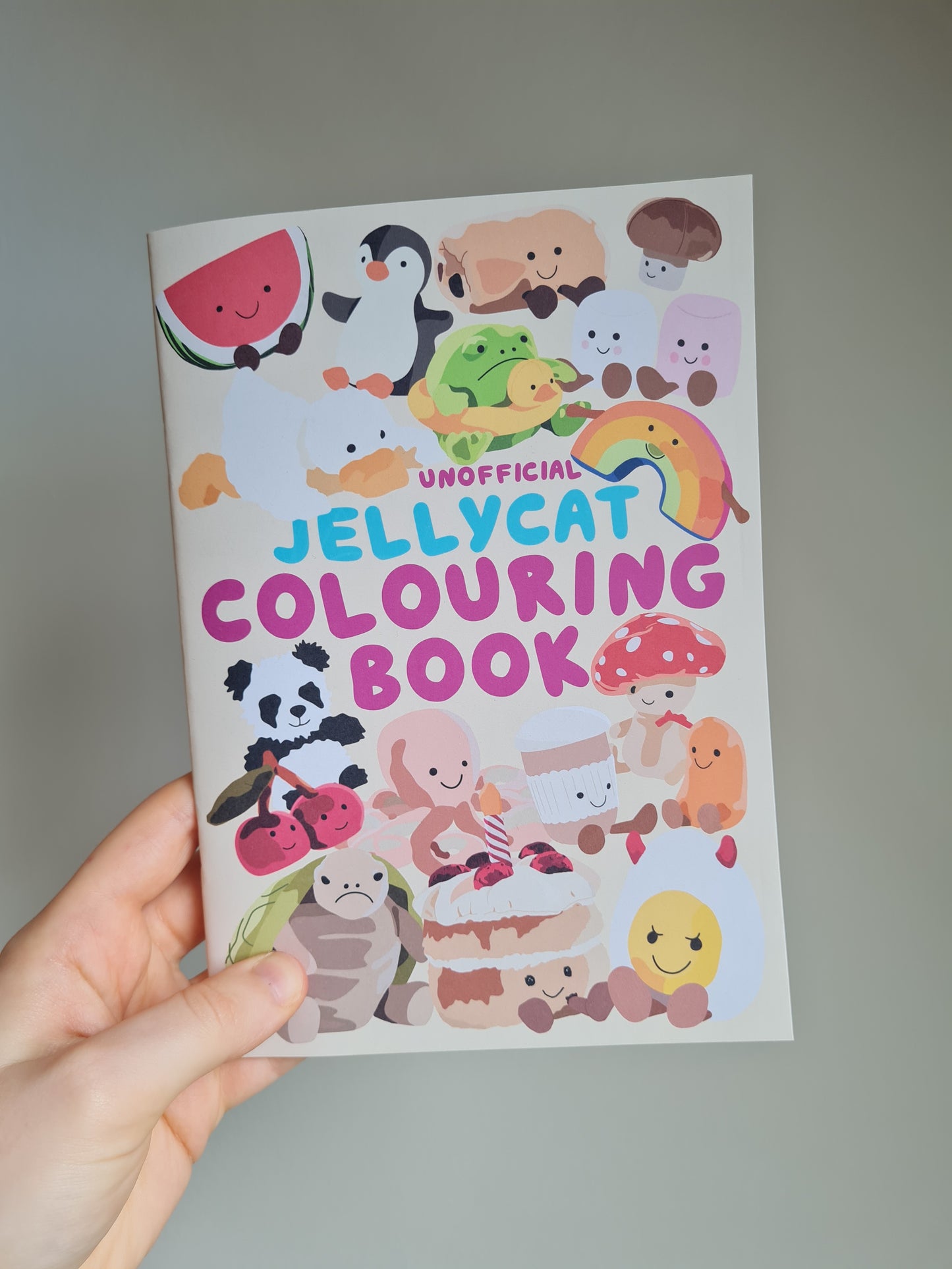 Unofficial jellycat colouring book