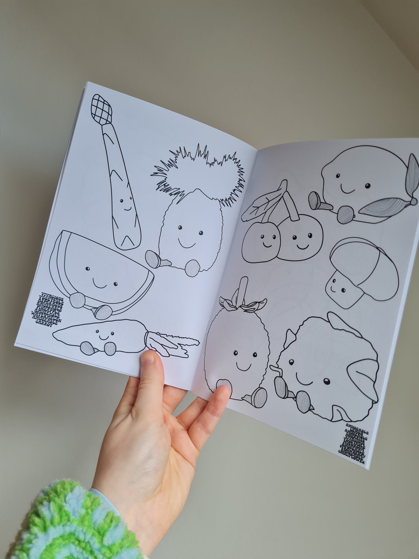 Unofficial jellycat colouring book