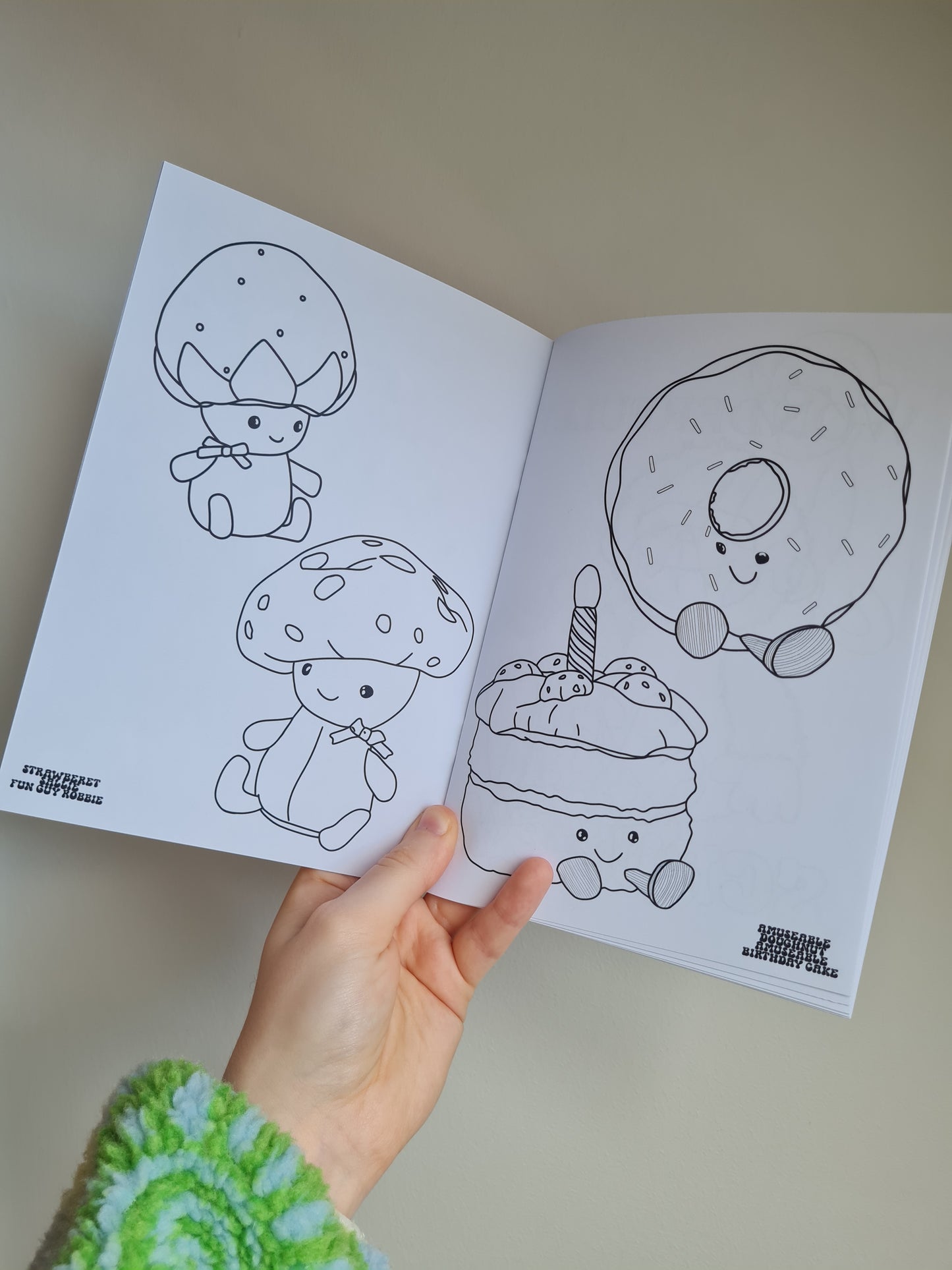 Unofficial jellycat colouring book