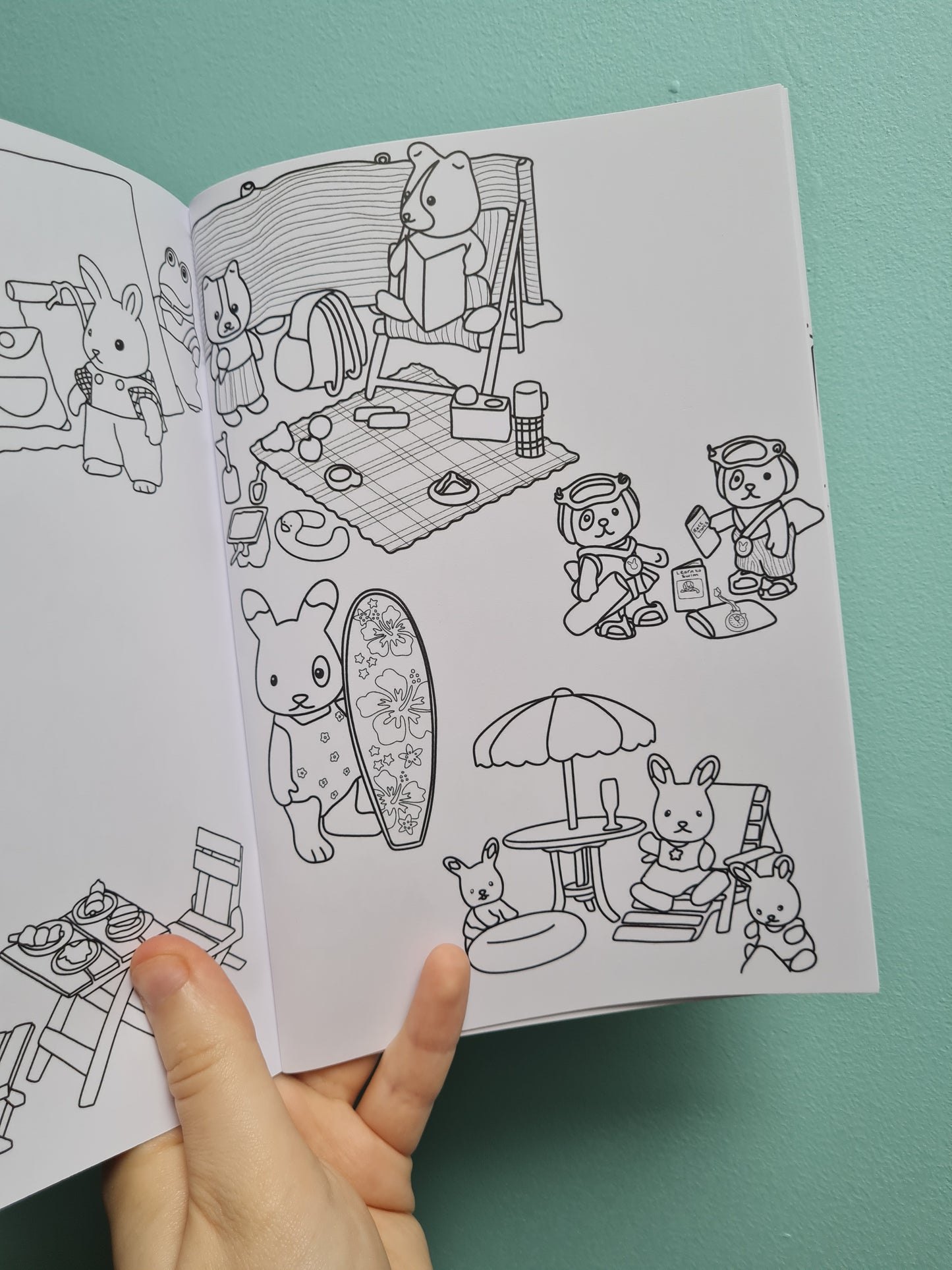 Sylvanian Families colouring book