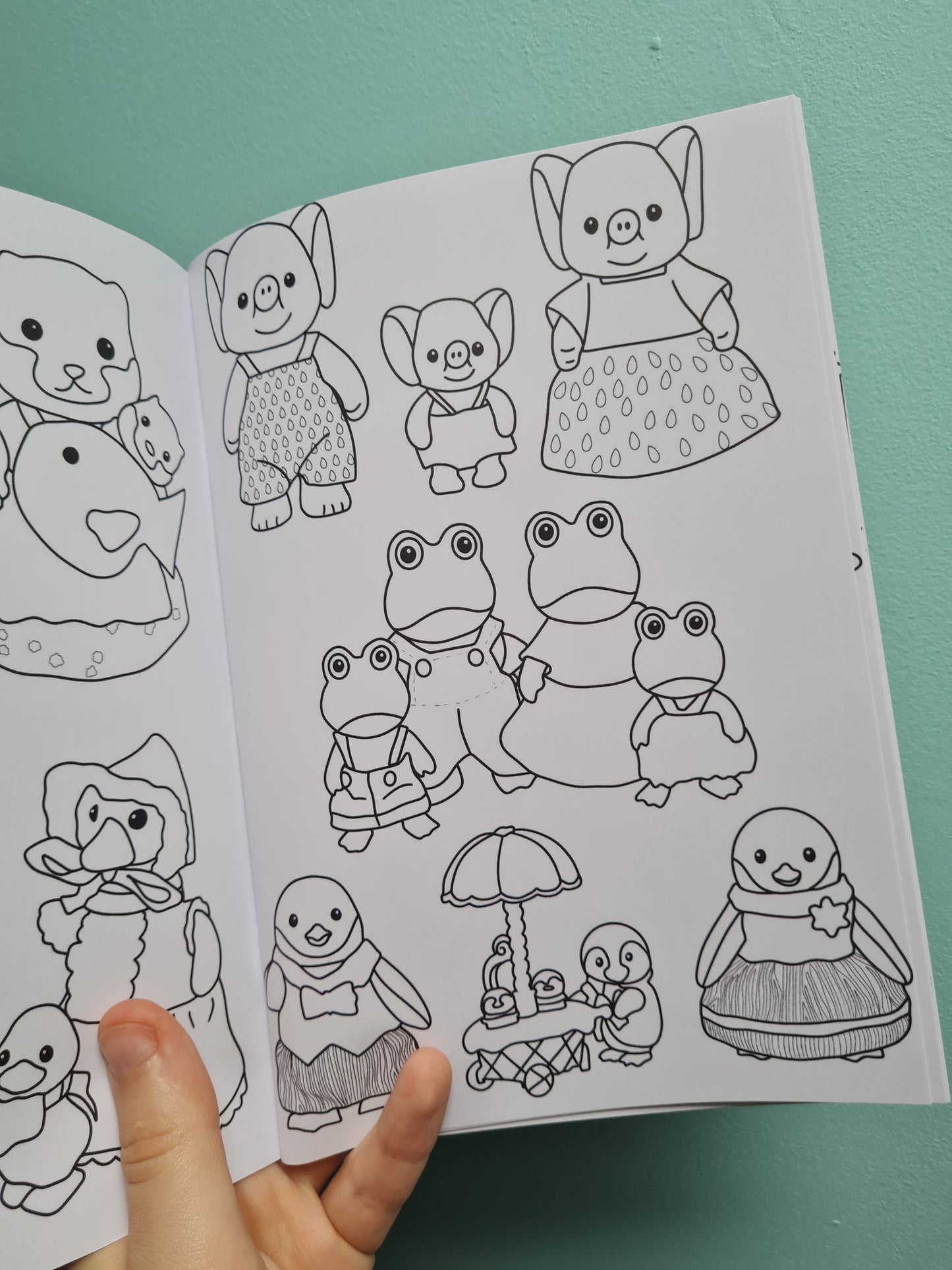 Sylvanian Families colouring book