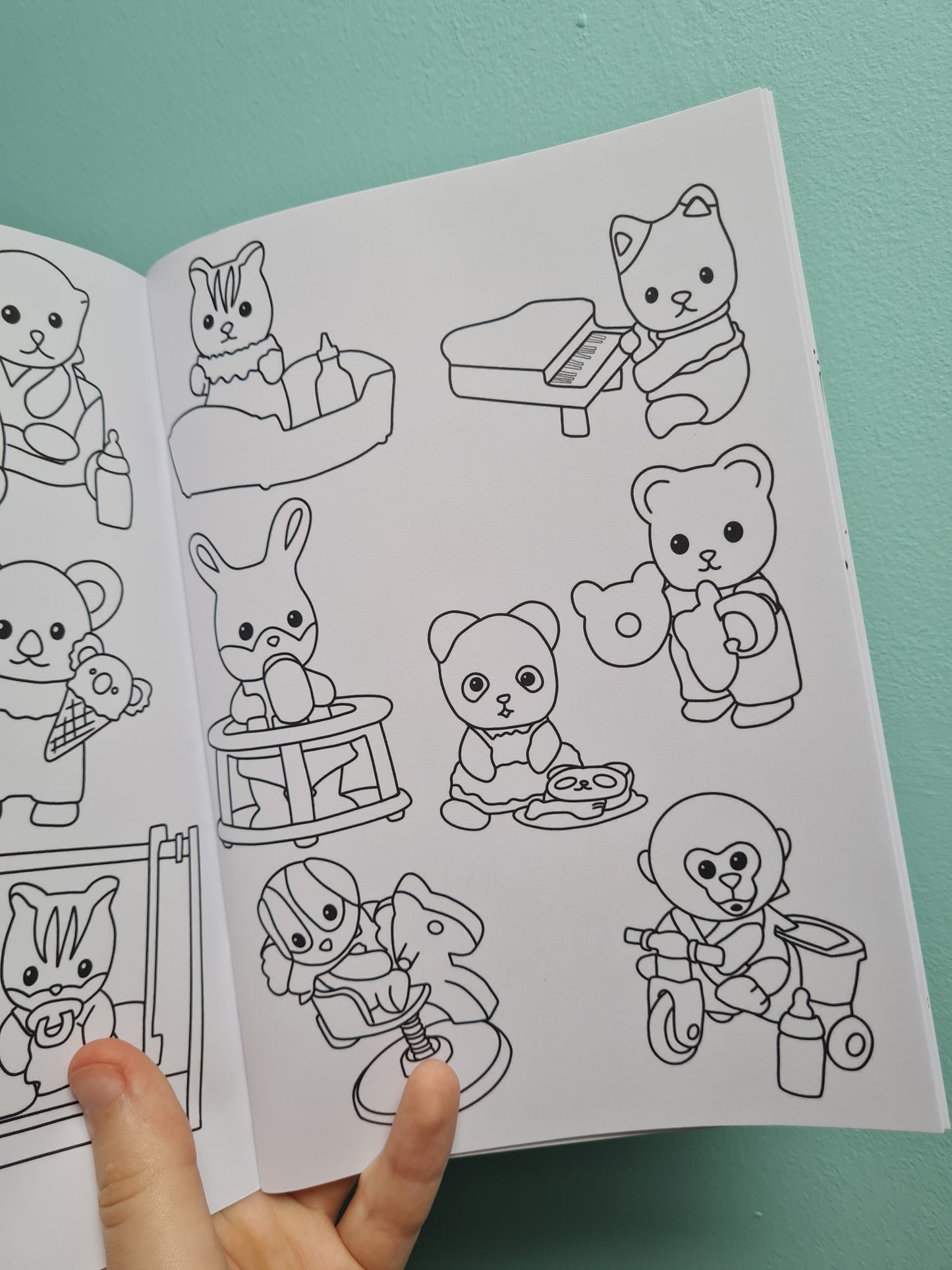 Sylvanian Families colouring book