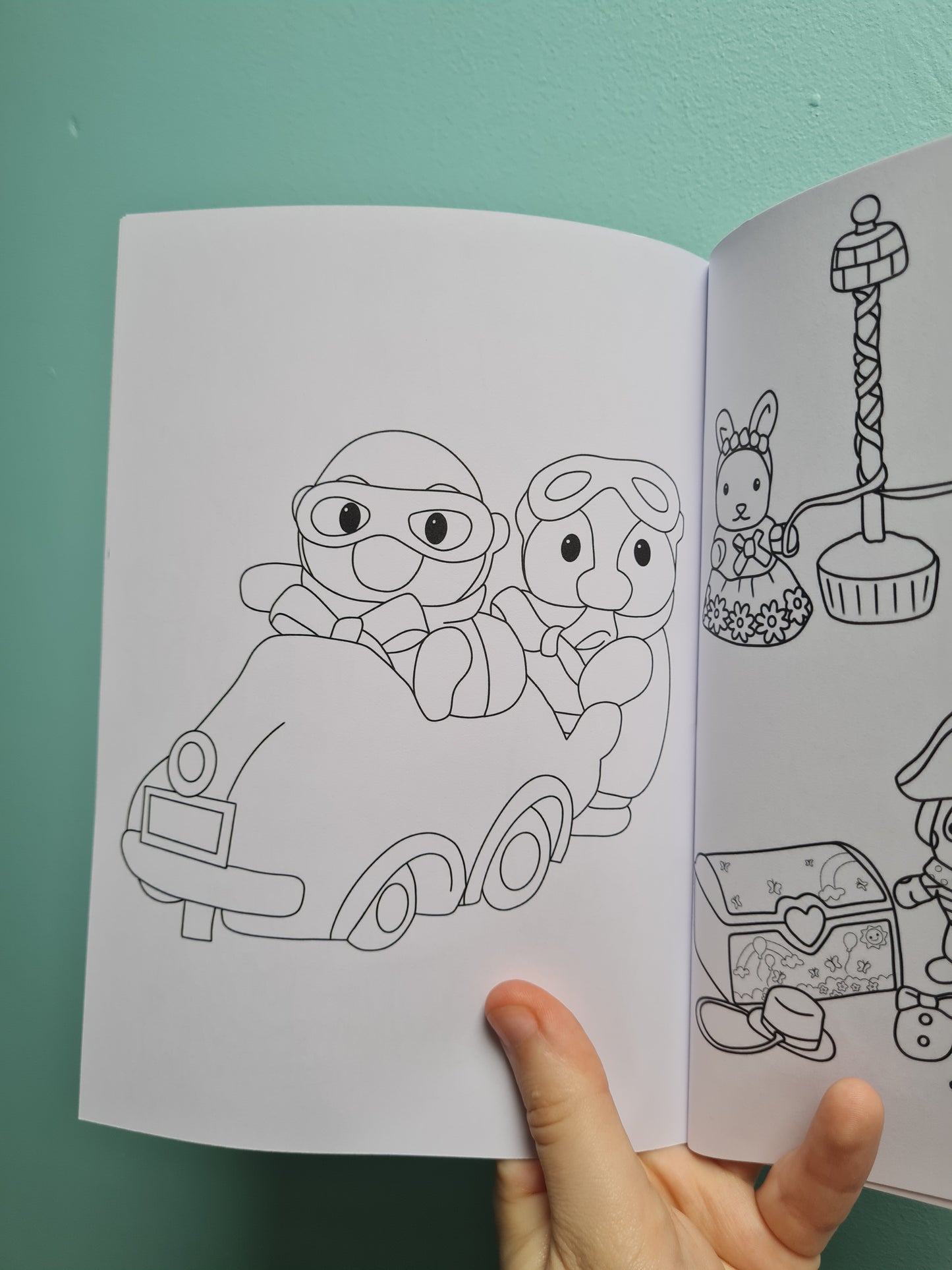 Sylvanian Families colouring book