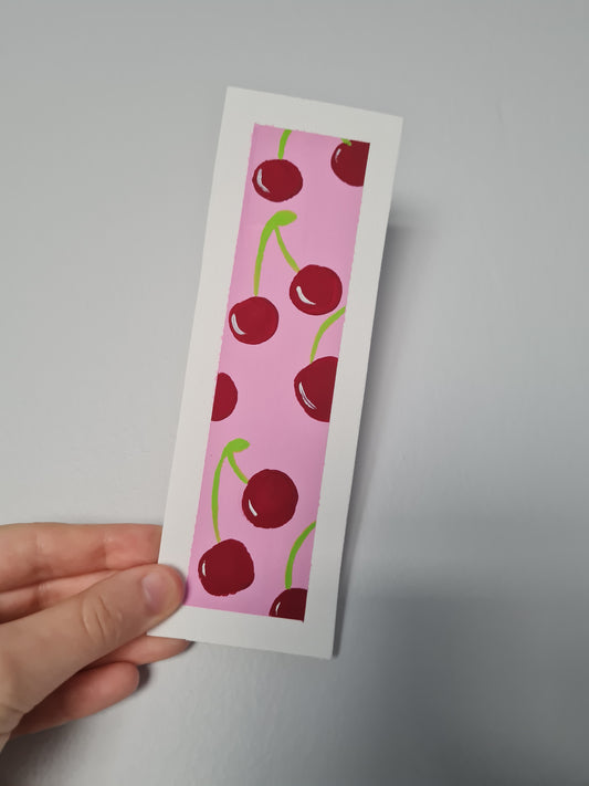 Cherry bookmark