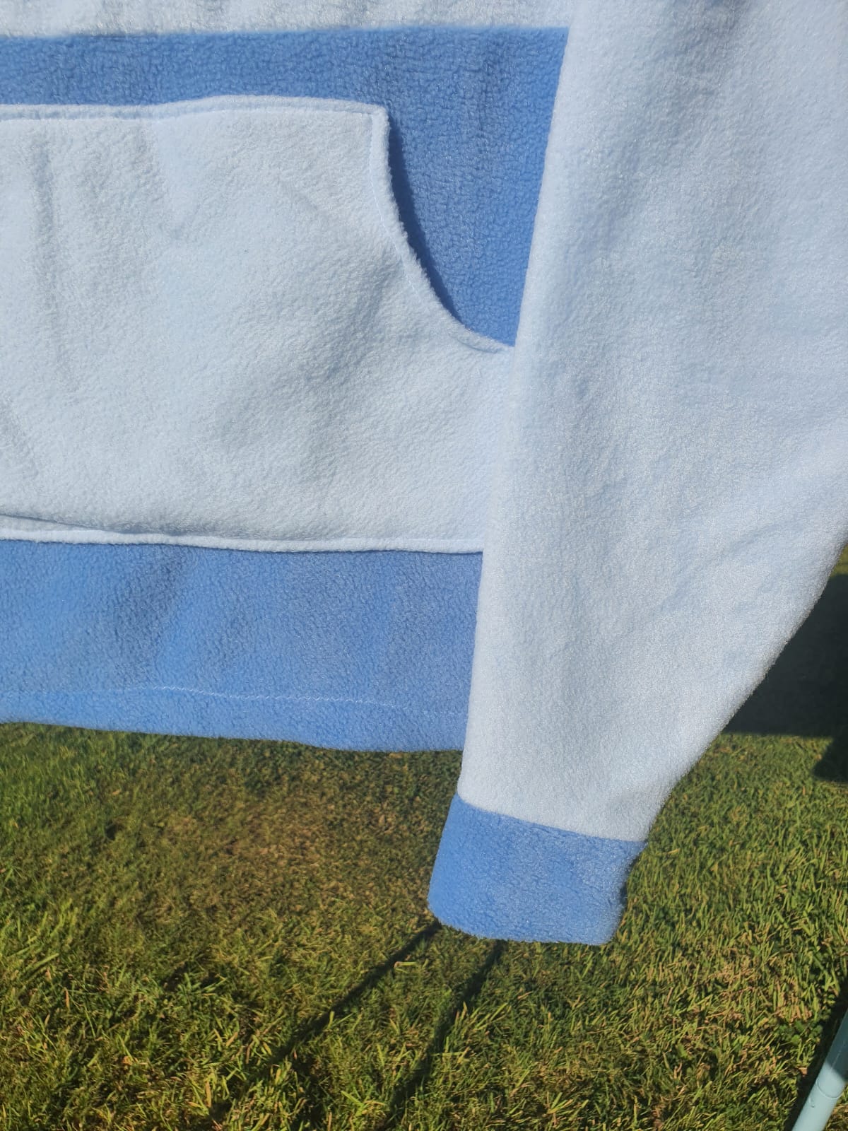 Colourblock Blue Fleece (M)