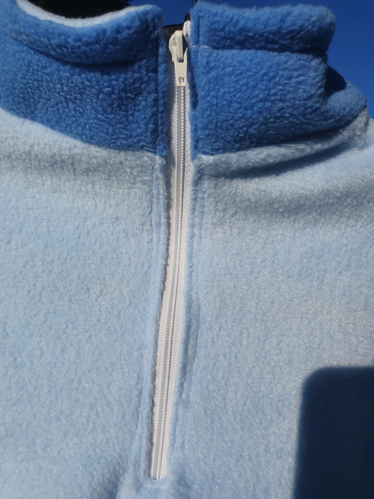 Colourblock Blue Fleece (M)