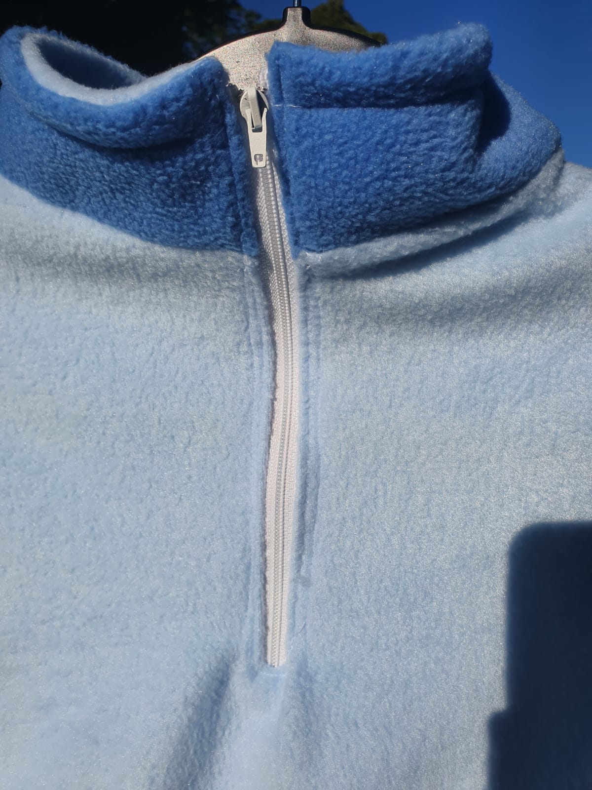 Colourblock Blue Fleece (M)